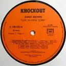 Double LP - James Brown - Live In New York - No Cover