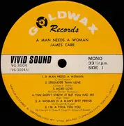 LP - James Carr - A Man Needs A Woman - Mono + insert