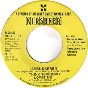 James Darren - I Think Somebody Loves Me