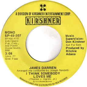 James Darren - I Think Somebody Loves Me