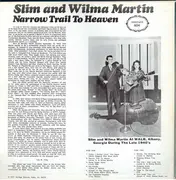 LP - James G. 'Slim' Martin And Wilma Martin - Narrow Trail To Heaven