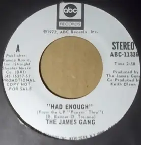 James Gang - Had Enough