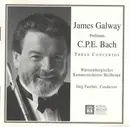 CD - C.P.E. Bach / James Galway - Three Concertos