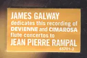 CD - James Galway & Jeanne Galway / François Devienne / Domenico Cimarosa / London Mozart Players - Hommage A Rampal