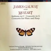 LP - James Galway Plays Wolfgang Amadeus Mozart - Andante In C Concerto In G Concerto For Flute And Harp