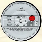 LP - James Horner - Krull - Original Motion Picture Soundtrack