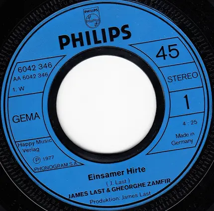 James Last And Gheorghe Zamfir - Einsamer Hirte