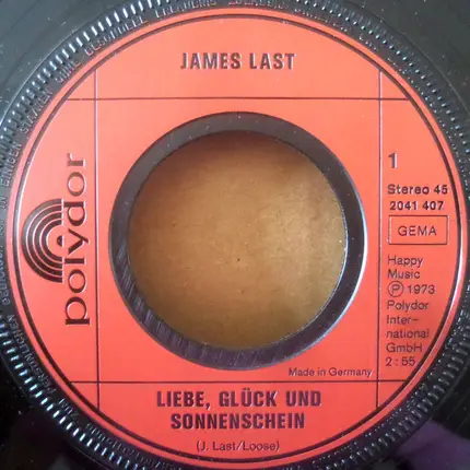 James Last - Liebe, Glück Und Sonnenschein