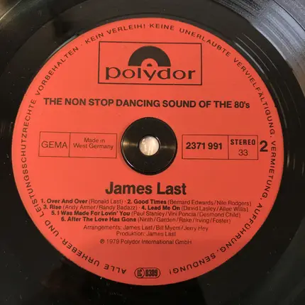 James Last - The Non Stop Dancing Sound Of The 80's