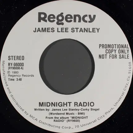 James Lee Stanley - Midnight Radio