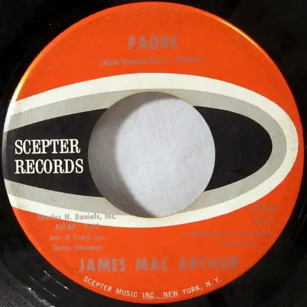 James MacArthur - The Ten Commandments Of Love / Padre