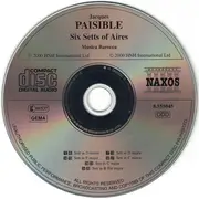 CD - James Paisible , Musica Barocca - Six Setts Of Aries