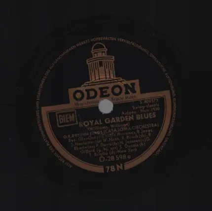 James Price Johnson / O.K. Rhythm Kings - Riffs / Royal Garden Blues
