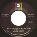 7inch Vinyl Single - James Segrest - What I'd Give To Be The Wind