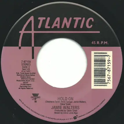 Jamie Walters - Why / Hold On