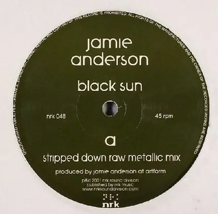 Jamie Anderson - Black Sun