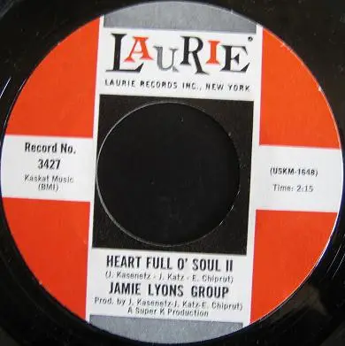 Jamie Lyons Group - Gonna Have A Good Time / Heart Full O' Soul II