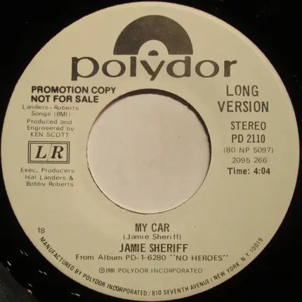 Jamie Sheriff - My Car