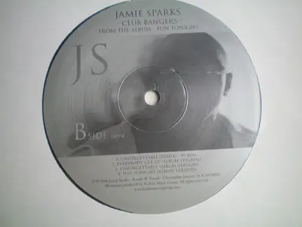 Jamie Sparks - Club Bangers - From The Album - Fun Tonight