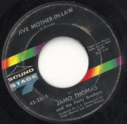 Jamo Thomas And The Party Brothers - Jive Mother-In-Law / Nassau Daddy