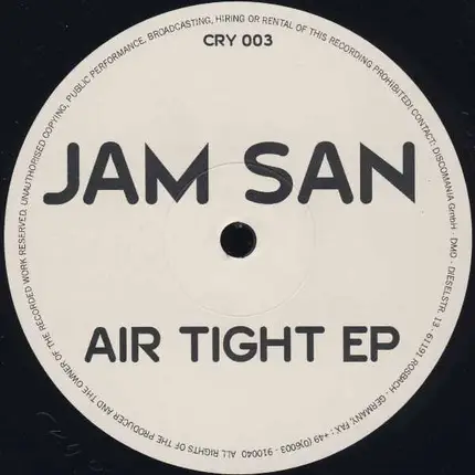 Jamsan - Air Tight EP