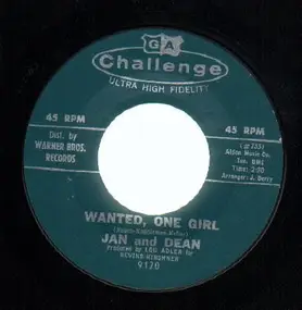 Jan & Dean - Wanted, One Girl