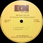 LP - Jan Garbarek / Bobo Stenson Quartet With Palle Danielsson / Jon Christensen - Witchi-Tai-To