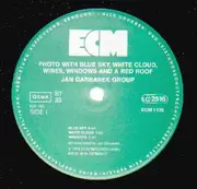 LP - Jan Garbarek Group - Photo With Blue Sky, White Cloud, Wires, Windows And A Red Roof