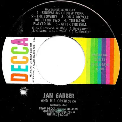 Jan Garber And His Orchestra - Melodies & Memories