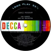 LP - Jan Garber And His Orchestra - Dance Program - Mono