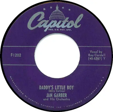 Jan Garber And His Orchestra - Longing / Daddy's Little Boy