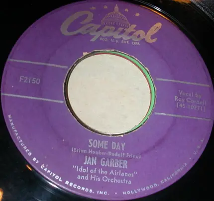 Jan Garber And His Orchestra - So Madly In Love / Some Day