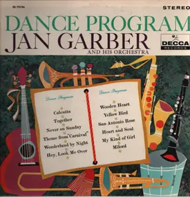 Jan Garber - Dance Program