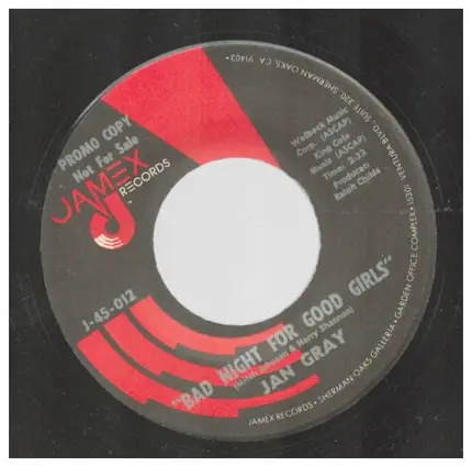 Jan Gray - Bad Night For Good Girls