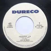 7inch Vinyl Single - Jan de Beer - Lentefeest ('t Broekie Van Loekie) / Alfabeth