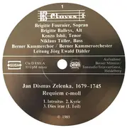 LP - Jan Dismas Zelenka - Requiem C-moll - Gatefold