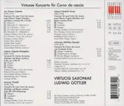 CD - Jan Dismas Zelenka , Johann Valentin Rathgeber , Antonio Vivaldi , Johann Friedrich Fasch , Johanne - Virtuose Konzerte Für Corno Da Caccia