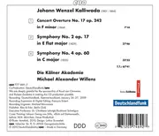 CD - Jan Kalivoda - Symphonies Nos. 2 & 4