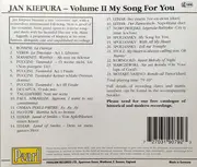 CD - Jan Kiepura - My Song For You - Volume Ii