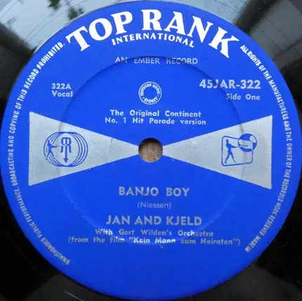Jan & Kjeld - Banjo Boy / Don't Raise A Storm
