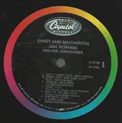 LP - Jan Howard With The Jordanaires - Sweet And Sentimental - Mono