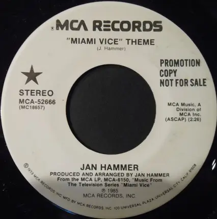 Jan Hammer - 'Miami Vice' Theme