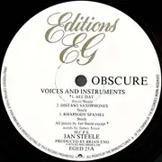 LP - Jan Steele / John Cage - Voices And Instruments