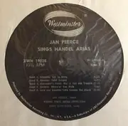 LP - Jan Peerce - Sings Handel Arias - Mono