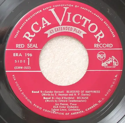 Jan Peerce - Bluebird Of Happiness
