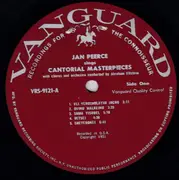 LP - Jan Peerce - Cantorial Masterpieces - Red Labels