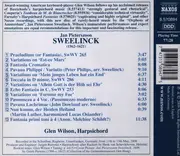 CD - Jan Pieterszoon Sweelinck , Glen Wilson - Music For Harpsicord - Fantasia Cromatica - Echo Fantasia