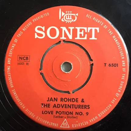 Jan Rohde & The Adventurers - Doin' The Jenka / Love Potion No. 9