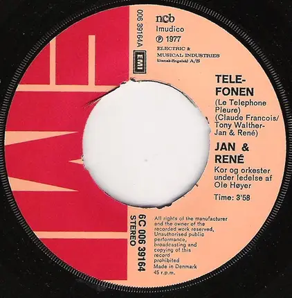 Jan & René - Telefonen