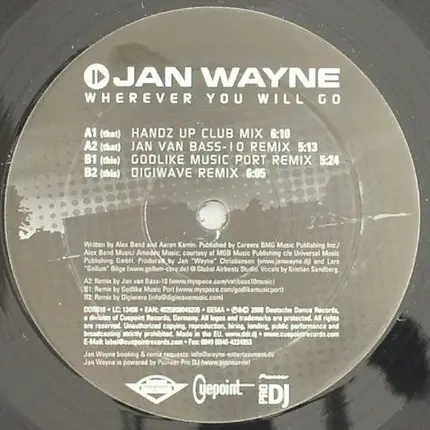 Jan Wayne - WHEREVER YOU WILL GO